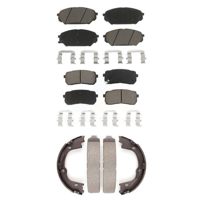 [Avant + Arrière] Kit de plaquette (céramique) de frein pour 2007-2012 Hyundai Veracruz KCN-100009