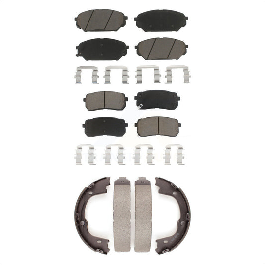 [Avant + Arrière] Kit de plaquette (céramique) de frein pour 2007-2012 Hyundai Veracruz KCN-100009