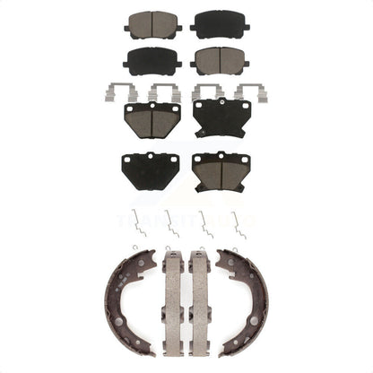 [Avant + Arrière] Kit de plaquette (céramique) de frein pour Toyota Corolla Matrix Pontiac Vibe KCN-100010