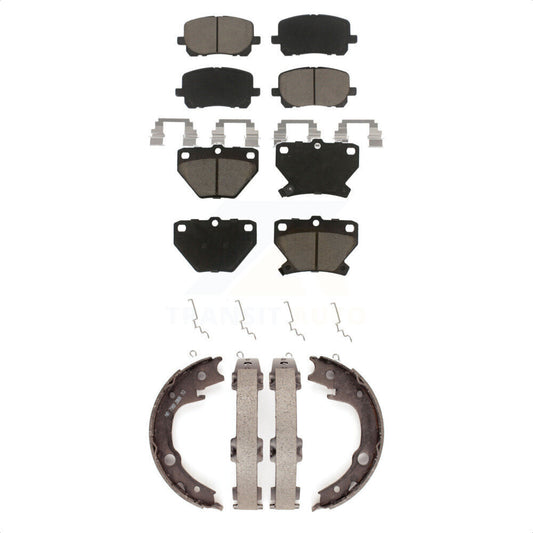 [Avant + Arrière] Kit de plaquette (céramique) de frein pour Toyota Corolla Matrix Pontiac Vibe KCN-100010