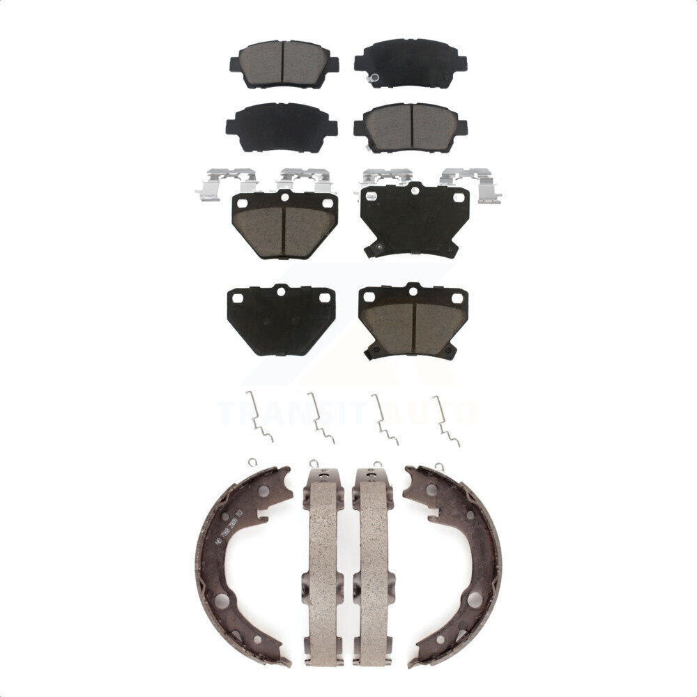 [Avant + Arrière] Kit de plaquette (céramique) de frein pour 2000 Toyota Celica GT KCN-100013