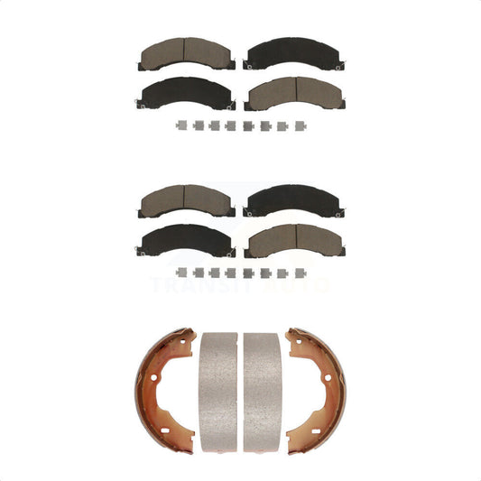 [Avant + Arrière] Kit de plaquette (céramique) de frein pour Ram 5500 Dodge Sterling Truck 4500 Bullet 45 55 KCN-100025