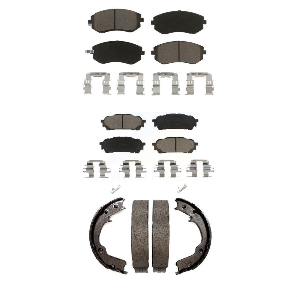 [Avant + Arrière] Kit de plaquette (céramique) de frein pour Subaru Forester Impreza Saab 9-2X KCN-100030