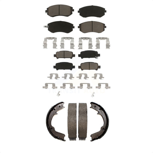 [Avant + Arrière] Kit de plaquette (céramique) de frein pour Subaru Impreza Forester KCN-100031