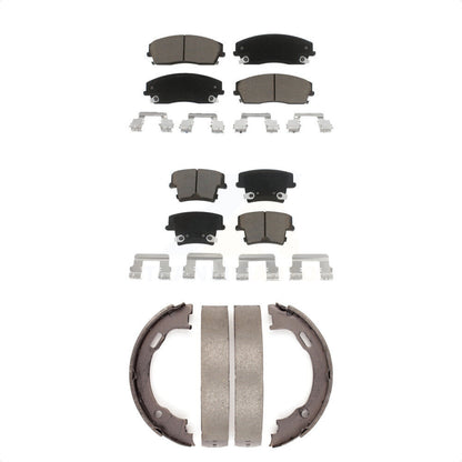 [Avant + Arrière] Kit de plaquette (céramique) de frein pour Dodge Charger Chrysler 300 Challenger Magnum KCN-100034 par Transit Auto