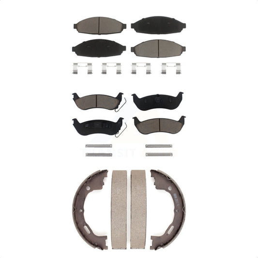 [Avant + Arrière] Kit de plaquette (céramique) de frein pour 2003-2004 Mercury Grand Marquis Ford Crown Victoria Marauder KCN-100038