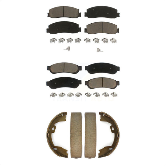 [Avant + Arrière] Kit de plaquette (céramique) de frein pour Ford F-250 Super Duty F-350 KCN-100040
