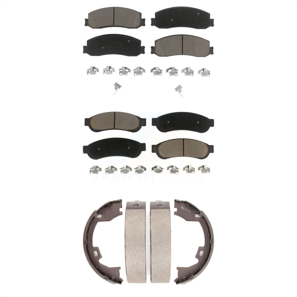 [Avant + Arrière] Kit de plaquette (céramique) de frein pour Ford F-350 Super Duty F-250 KCN-100041