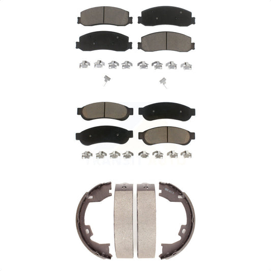 [Avant + Arrière] Kit de plaquette (céramique) de frein pour Ford F-350 Super Duty F-250 KCN-100041