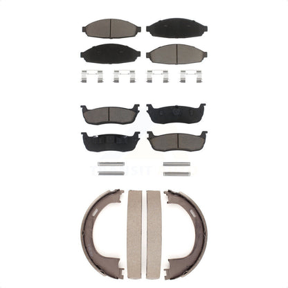 [Avant + Arrière] Kit de plaquette (céramique) de frein pour 2003-2010 Lincoln Town Car Limousine KCN-100043