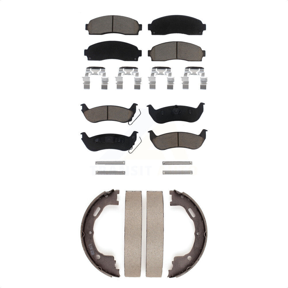 [Avant + Arrière] Kit de plaquette (céramique) de frein pour Ford Ranger Mazda B2300 KCN-100045