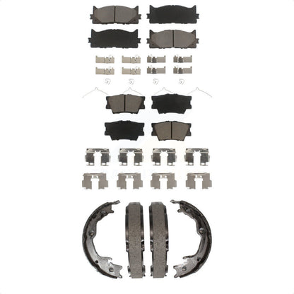 [Avant + Arrière] Kit de plaquette (céramique) de frein pour Toyota Camry Lexus ES350 Avalon ES300h KCN-100048