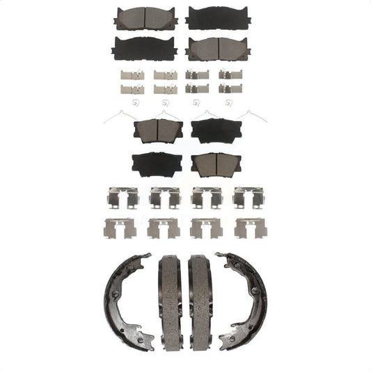 [Avant + Arrière] Kit de plaquette (céramique) de frein pour Toyota Camry Lexus ES350 Avalon ES300h KCN-100048