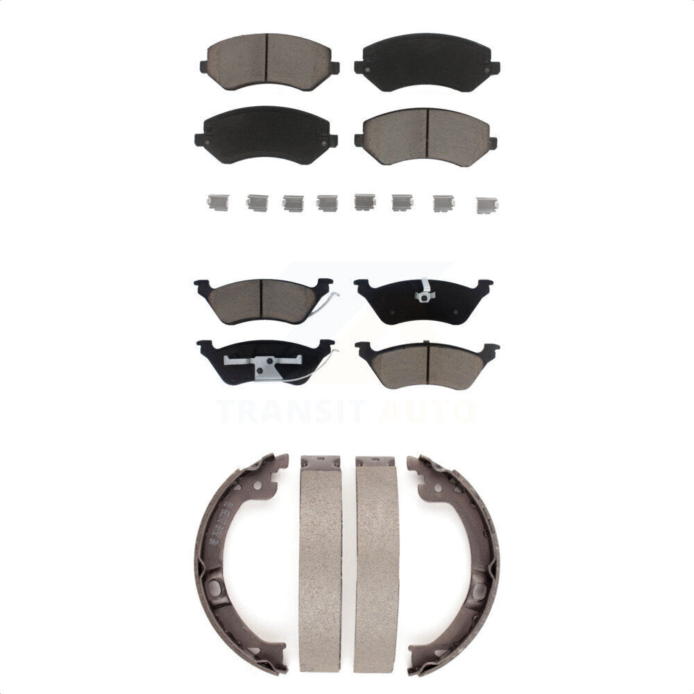 [Avant + Arrière] Kit de plaquette (céramique) de frein pour 2001 Chrysler Voyager KCN-100050