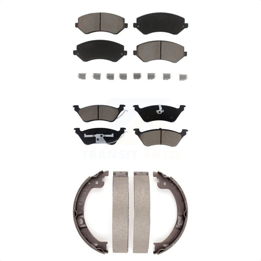 [Avant + Arrière] Kit de plaquette (céramique) de frein pour 2001 Chrysler Voyager KCN-100050