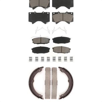 [Avant + Arrière] Kit de plaquette (céramique) de frein pour Toyota Tundra Sequoia Lexus LX570 Land Cruiser KCN-100052
