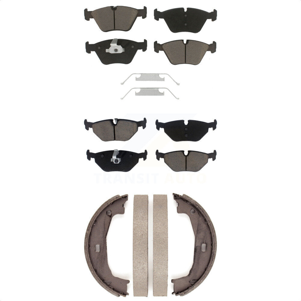 [Avant + Arrière] Kit de plaquette (céramique) de frein pour 2006 BMW Z4 Roadster 3.0si Coupe KCN-100064