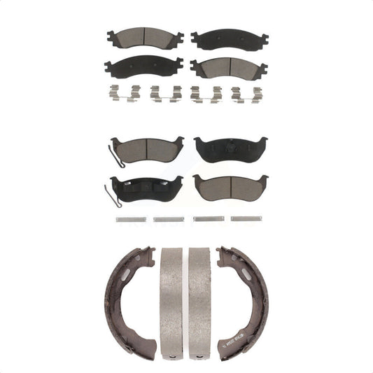 [Avant + Arrière] Kit de plaquette (céramique) de frein pour Ford Explorer Sport Trac Mercury Mountaineer KCN-100067