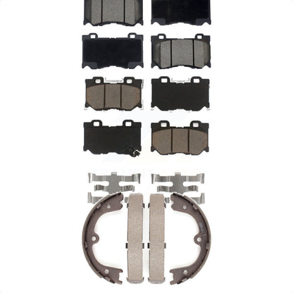 [Avant + Arrière] Kit de plaquette (céramique) de frein pour INFINITI Q50 M37 QX70 Q70 Q70L M56 FX50 KCN-100070