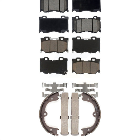 [Avant + Arrière] Kit de plaquette (céramique) de frein pour INFINITI Q50 M37 QX70 Q70 Q70L M56 FX50 KCN-100070