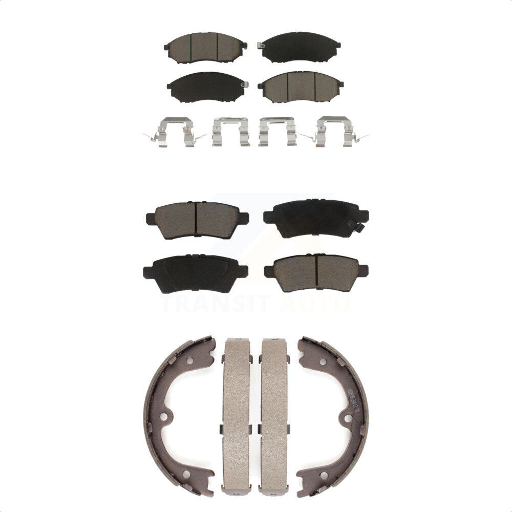 [Avant + Arrière] Kit de plaquette (céramique) de frein pour 2008-2012 Nissan Pathfinder 5.6L KCN-100073