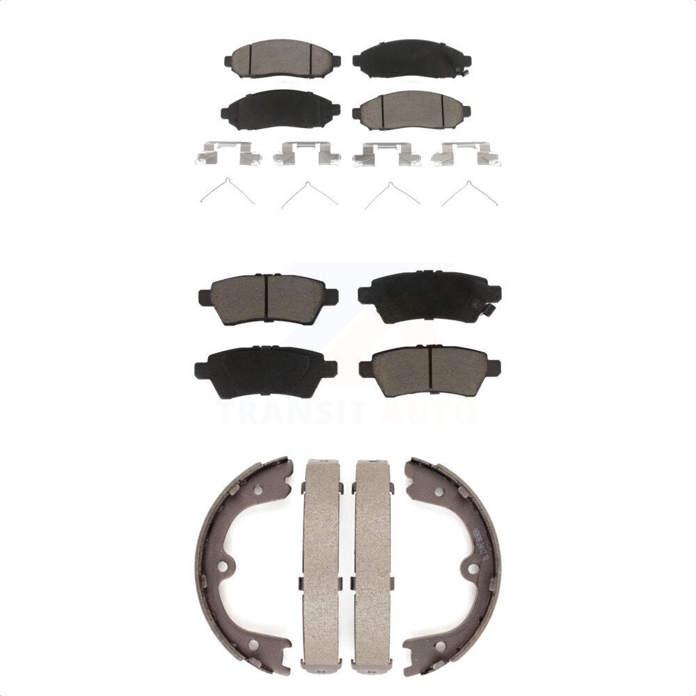 [Avant + Arrière] Kit de plaquette (céramique) de frein pour Nissan Pathfinder Xterra KCN-100074