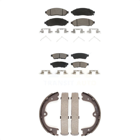 [Avant + Arrière] Kit de plaquette (céramique) de frein pour Nissan Frontier Xterra KCN-100075