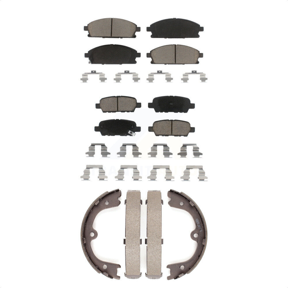 [Avant + Arrière] Kit de plaquette (céramique) de frein pour 2006-2009 Nissan Quest KCN-100076