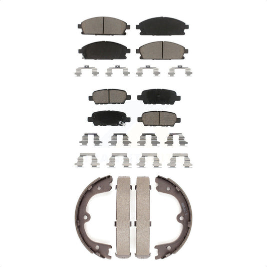[Avant + Arrière] Kit de plaquette (céramique) de frein pour 2006-2009 Nissan Quest KCN-100076