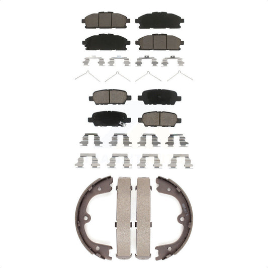 [Avant + Arrière] Kit de plaquette (céramique) de frein pour Nissan Quest KCN-100077