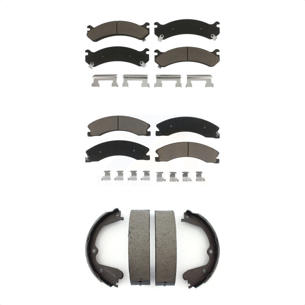 [Avant + Arrière] Kit de plaquette (céramique) de frein pour Chevrolet Express 3500 GMC Savana 4500 KCN-100082