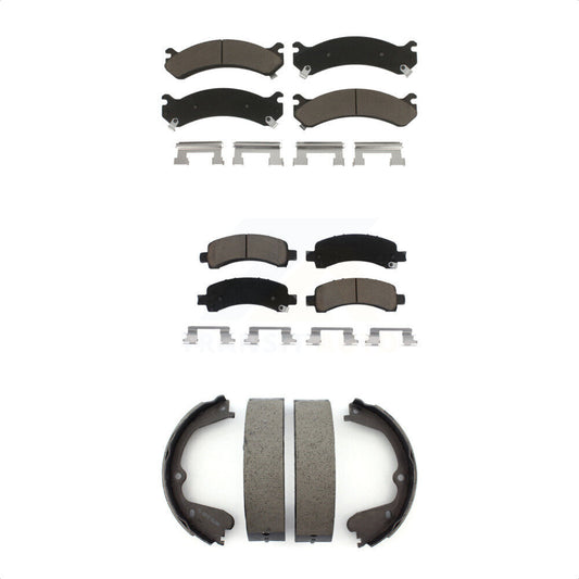 [Avant + Arrière] Kit de plaquette (céramique) de frein pour Chevrolet Express 3500 GMC Savana 4500 avec Single Wheels KCN-100083