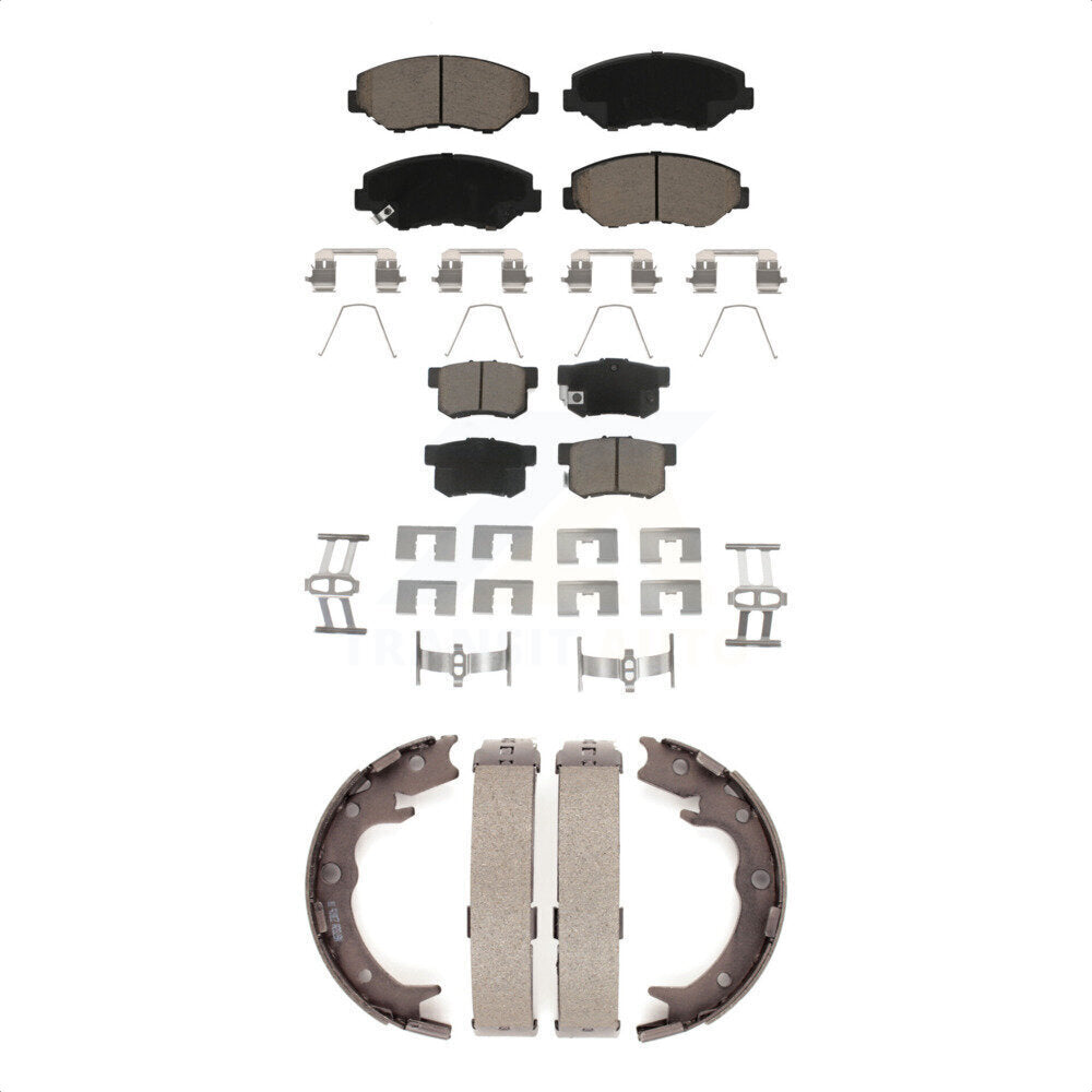 [Avant + Arrière] Kit de plaquette (céramique) de frein pour Honda CR-V Element KCN-100084
