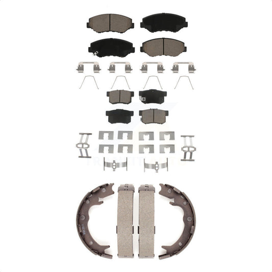 [Avant + Arrière] Kit de plaquette (céramique) de frein pour Honda CR-V Element KCN-100084