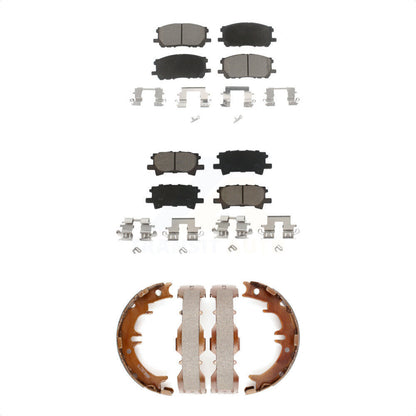 [Avant + Arrière] Kit de plaquette (céramique) de frein pour Lexus Toyota Highlander RX350 RX330 RX400h KCN-100088