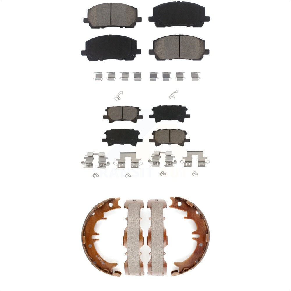 [Avant + Arrière] Kit de plaquette (céramique) de frein pour Toyota Highlander KCN-100091