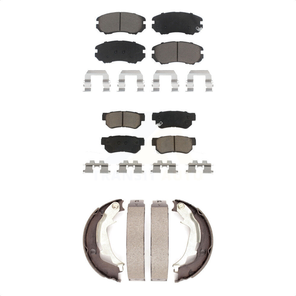 [Avant + Arrière] Kit de plaquette (céramique) de frein pour Hyundai Sonata Kia Optima KCN-100092
