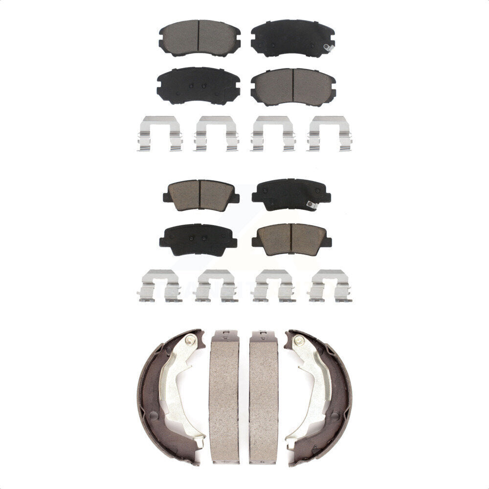 [Avant + Arrière] Kit de plaquette (céramique) de frein pour 2010-2013 Kia Soul KCN-100094