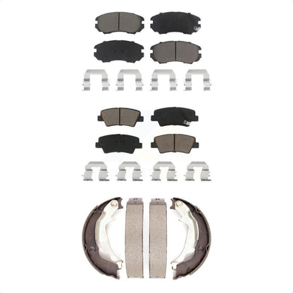 [Avant + Arrière] Kit de plaquette (céramique) de frein pour 2010-2013 Kia Soul KCN-100094