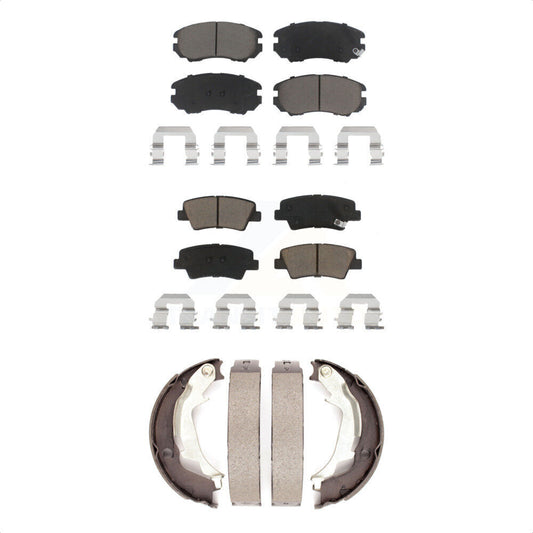 [Avant + Arrière] Kit de plaquette (céramique) de frein pour 2010-2013 Kia Soul KCN-100094