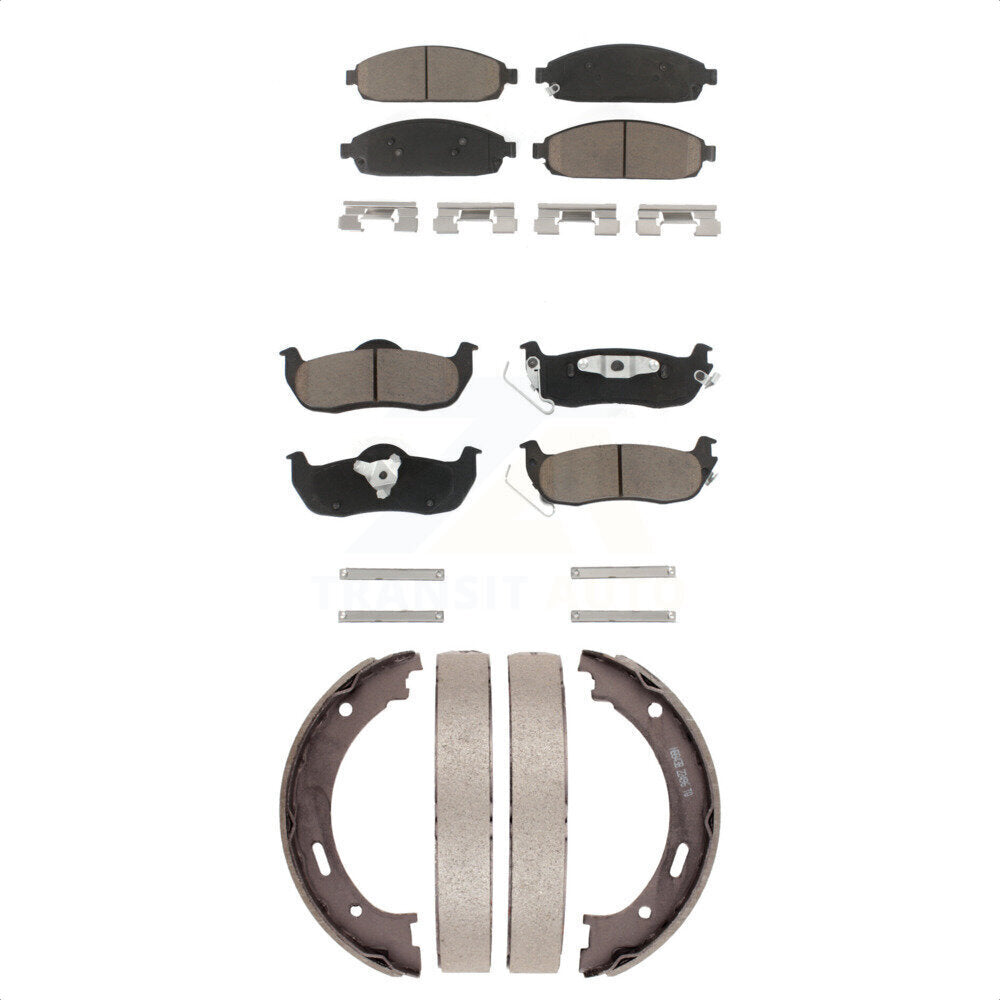 [Avant + Arrière] Kit de plaquette (céramique) de frein pour Jeep Grand Cherokee Commander KCN-100096 par Transit Auto