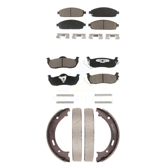 [Avant + Arrière] Kit de plaquette (céramique) de frein pour Jeep Grand Cherokee Commander KCN-100096 par Transit Auto