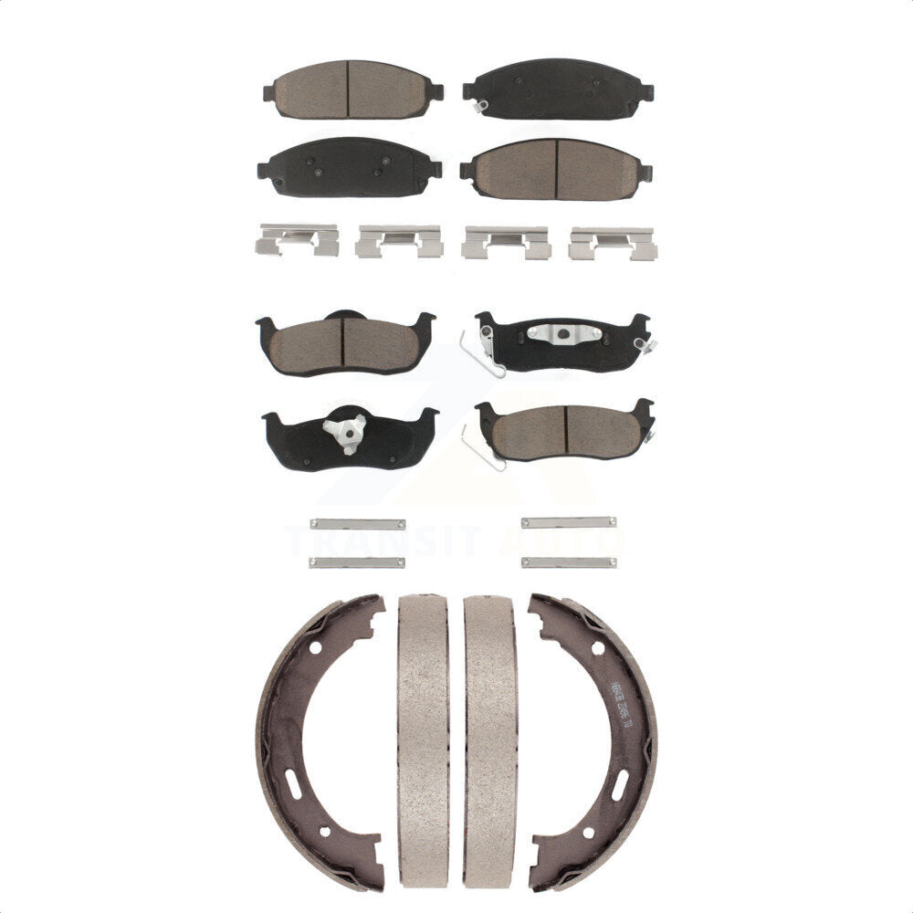 [Avant + Arrière] Kit de plaquette (céramique) de frein pour Jeep Grand Cherokee Commander KCN-100096