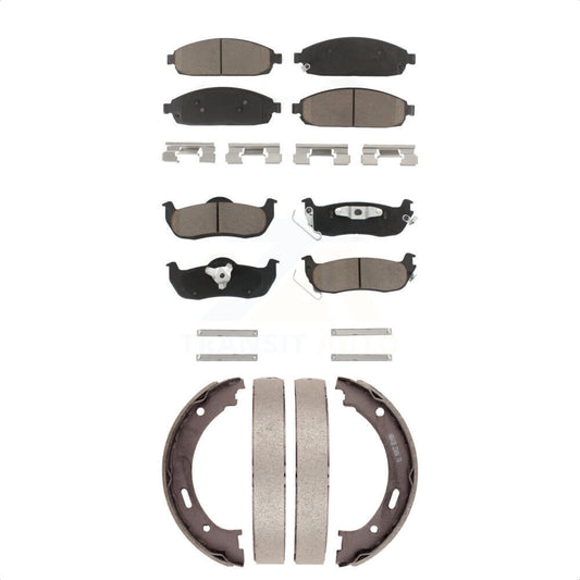 [Avant + Arrière] Kit de plaquette (céramique) de frein pour Jeep Grand Cherokee Commander KCN-100096