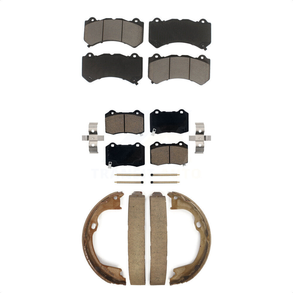 [Avant + Arrière] Kit de plaquette (céramique) de frein pour Jeep Grand Cherokee Dodge Durango KCN-100098 par Transit Auto