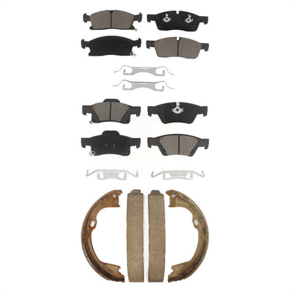 [Avant + Arrière] Kit de plaquette (céramique) de frein pour Jeep Grand Cherokee Dodge Durango WK KCN-100099