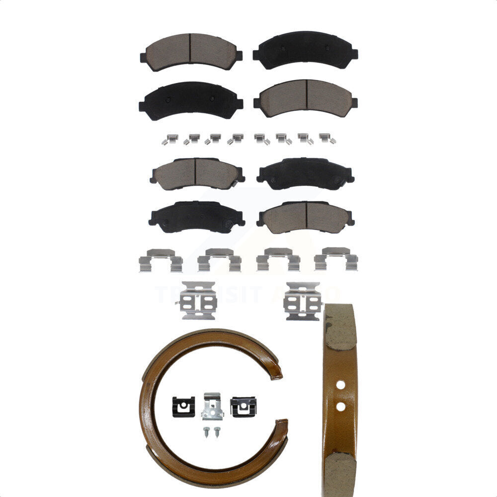 [Avant + Arrière] Kit de plaquette (céramique) de frein pour Chevrolet S10 Blazer GMC Sonoma Jimmy Oldsmobile Bravada KCN-100100