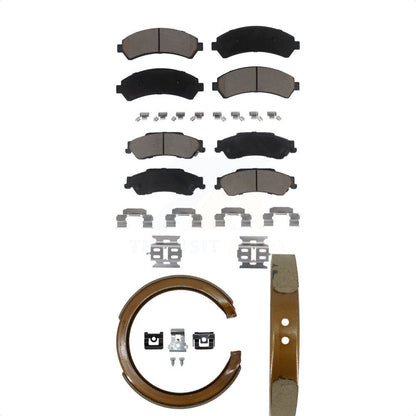 [Avant + Arrière] Kit de plaquette (céramique) de frein pour Chevrolet S10 Blazer GMC Sonoma Jimmy Oldsmobile Bravada KCN-100100
