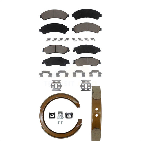 [Avant + Arrière] Kit de plaquette (céramique) de frein pour Chevrolet S10 Blazer GMC Sonoma Jimmy Oldsmobile Bravada KCN-100100
