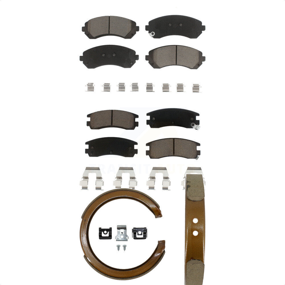 [Avant + Arrière] Kit de plaquette (céramique) de frein pour Buick Rendezvous Chevrolet Venture Pontiac Montana Aztek KCN-100106